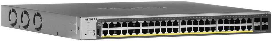 Šakotuvas NETGEAR 52PT GE POE+ išmanusis jungiklis