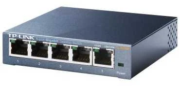 Šakotuvas Komutatorius TP-LINK, 5-port, metalinis korpusas, juodas / TL-SG105