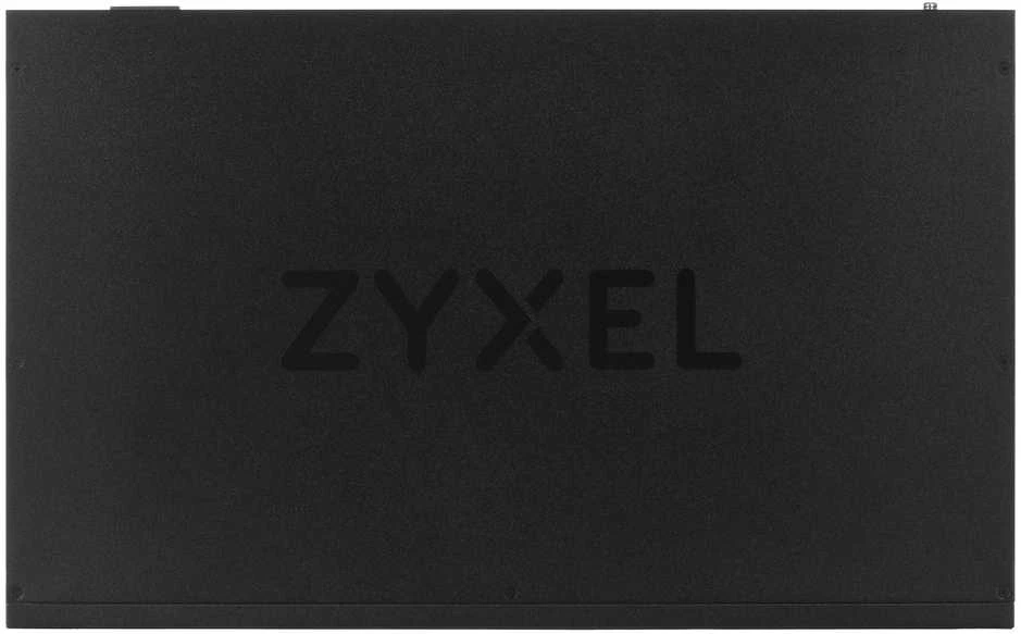 Šakotuvas ZYXEL GS1920-24HPV2, 28 prievadų išmanusis valdomas POE komutatorius, 24 gigabitų vario POE ir 4 gigabitų dviejų asmenų, hibridinis režimas, autonominis arba „Nebulaflex“ debesis, 375 vatų POE (5 metų garantija)