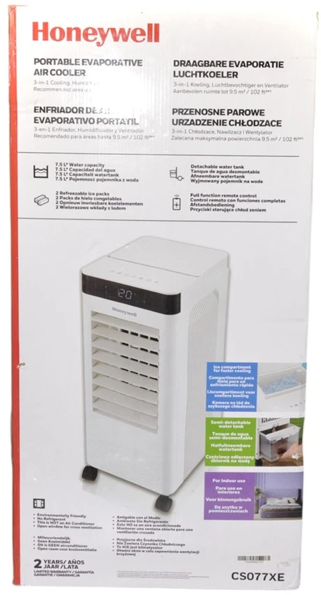 HONEYWELL Portable Air Cooler CS077XE, Baltas