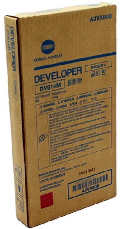 Konica Minolta Spausdintuvo Priedas - KonicaMinolta Developer DV-614 A3VX800 Magenta