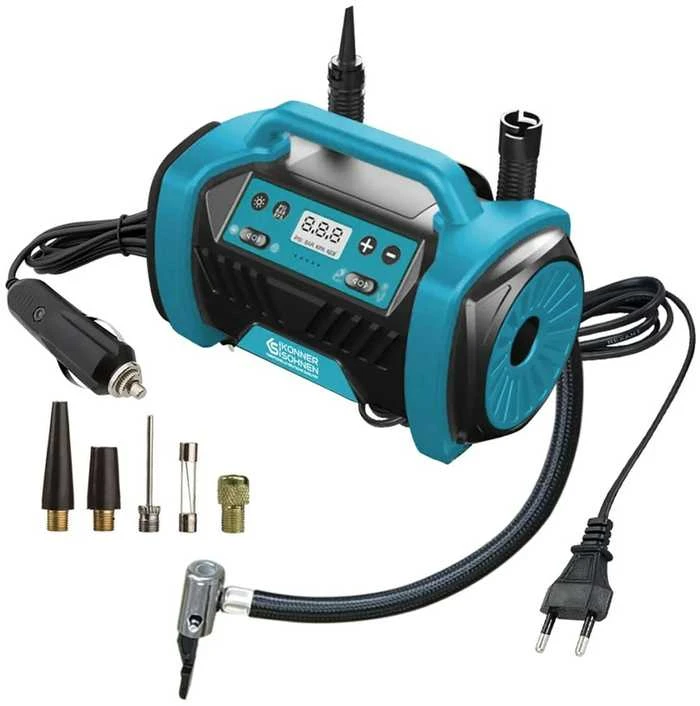 Konner & Sohnen Kompresorius (maitinamas iš automobilio arba elektros lizdo) 120W, 10,3bar, 35l/min, KS P30