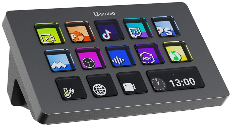 Srautinio Transliavimo Valdiklis - Ulanzi D200 Srautinio Transliavimo Konsolė Su 13 LCD Mygtukų