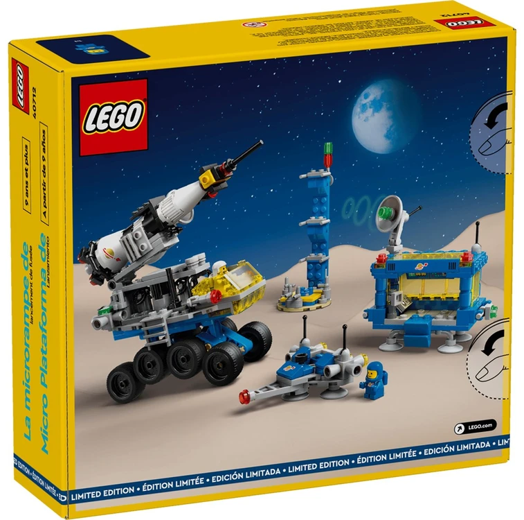 Konstravimo Rinkinys - LEGO Micro Rocket Launchpad, 325 Dalių, 150 Mm 40712