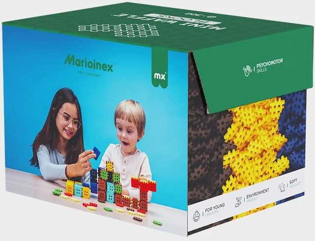 Marioinex mini vaflių konstruktoriaus kaladėlės, 302 dalys