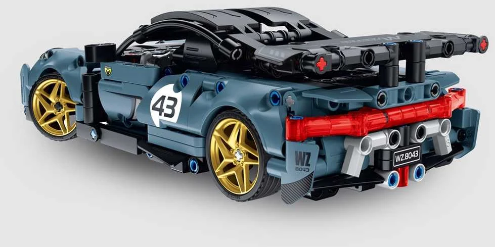 „im master iM.Master“ nuotoliniu būdu valdomo superautomobilio grafito konstruktoriai, 449 detalės