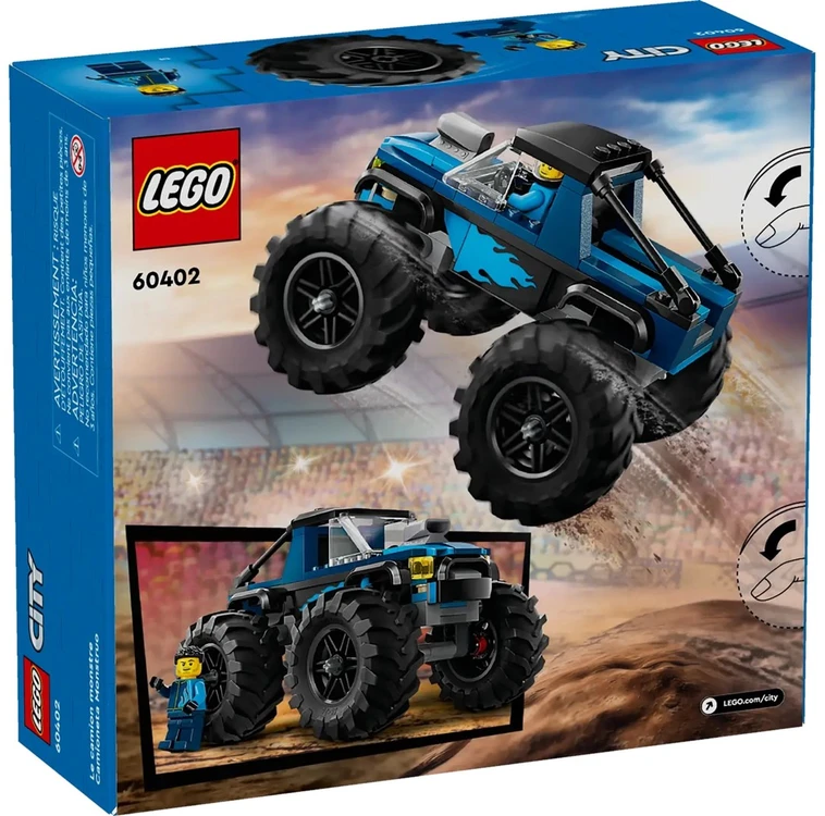 Konstruktorius - LEGO® City Mėlynas Monstrinis Sunkvežimis