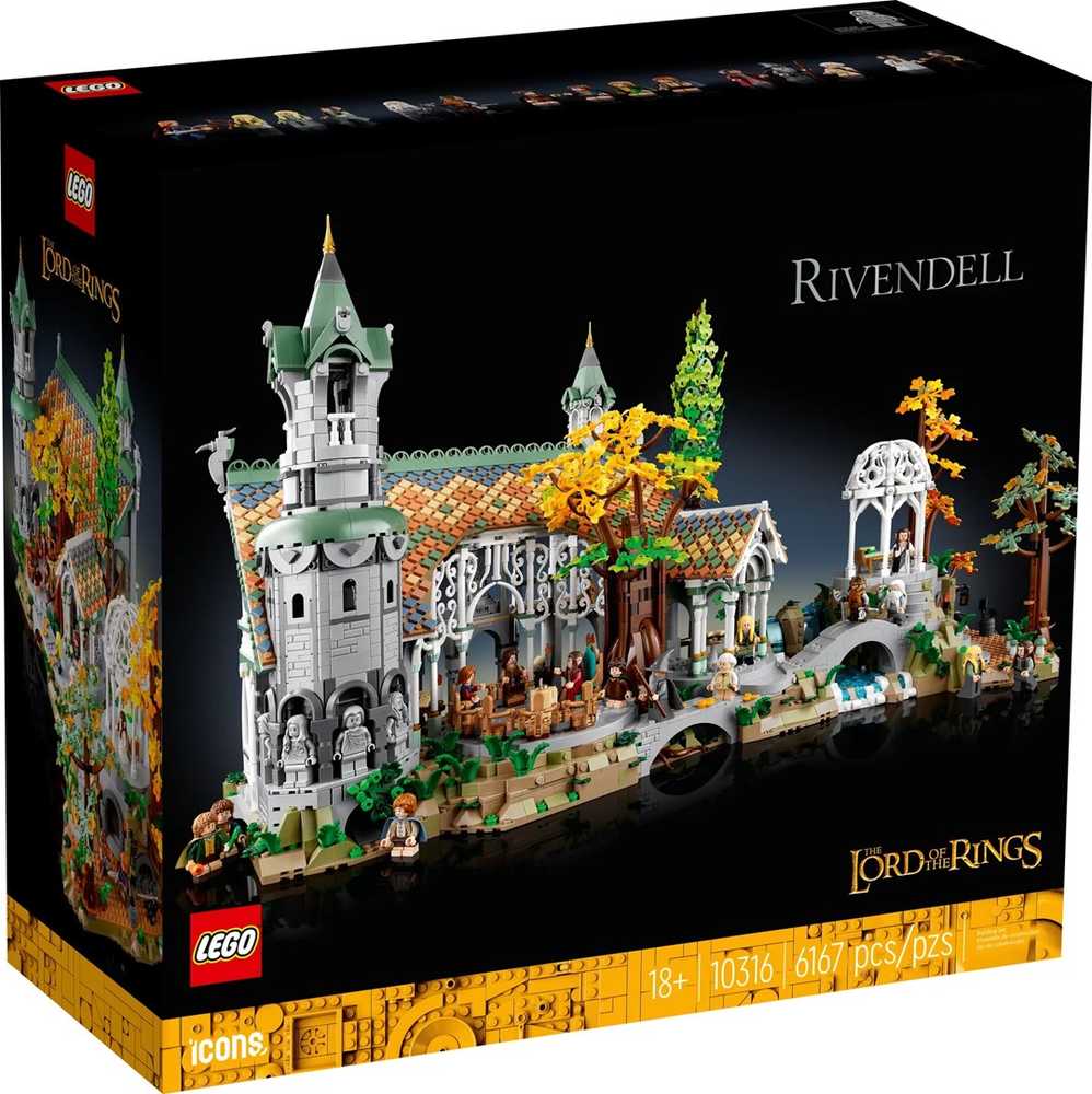 LEGO® Icons Žiedų Valdovas: Rivendelas (10316)