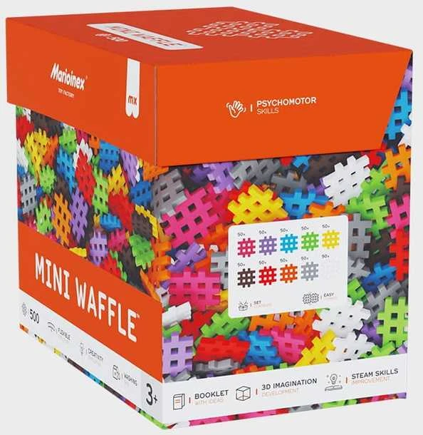 Konstruktorius Waffle Mini Pastel Konstruktorius 500 Elementas