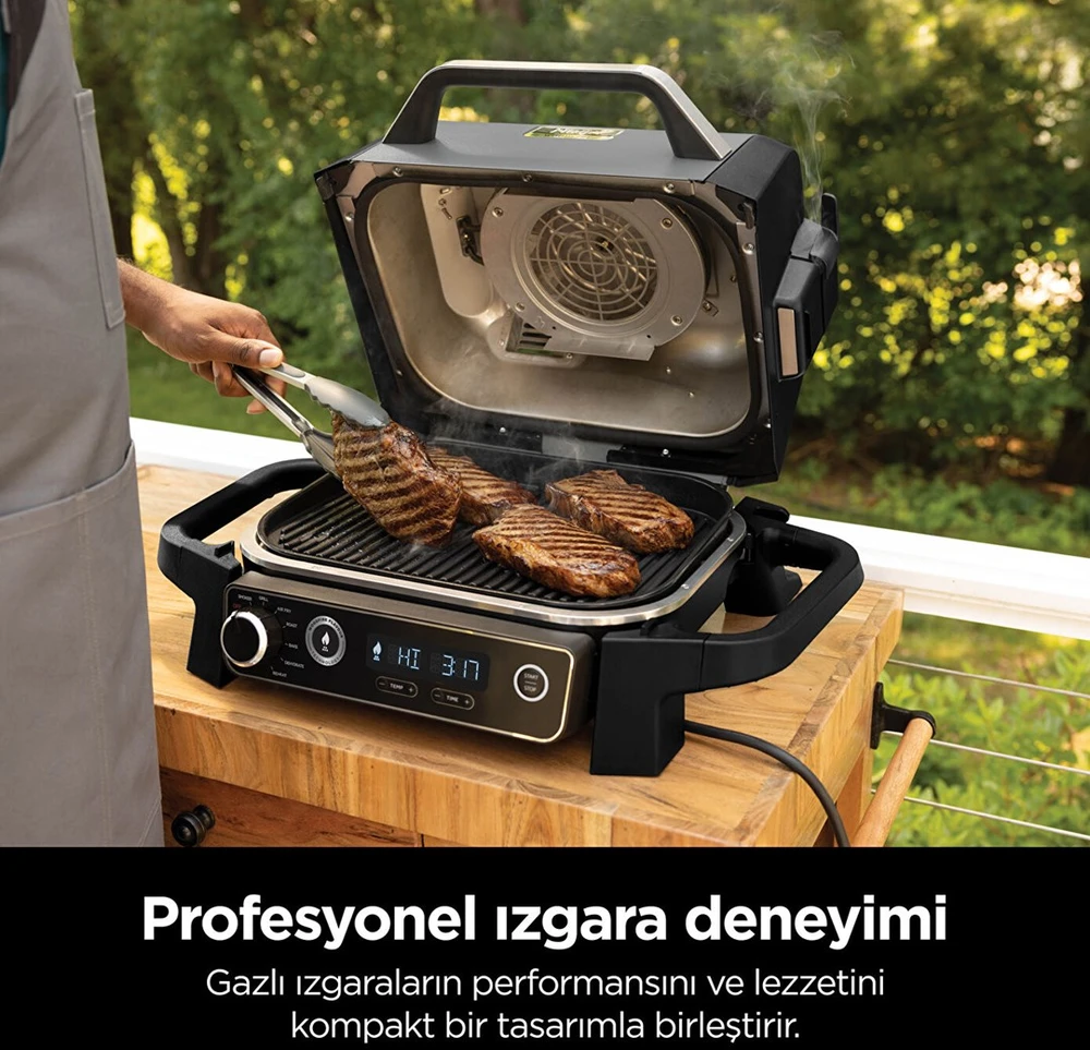 Kontaktinis Grilis - Ninja Woodfire Kontaktinis Grilis