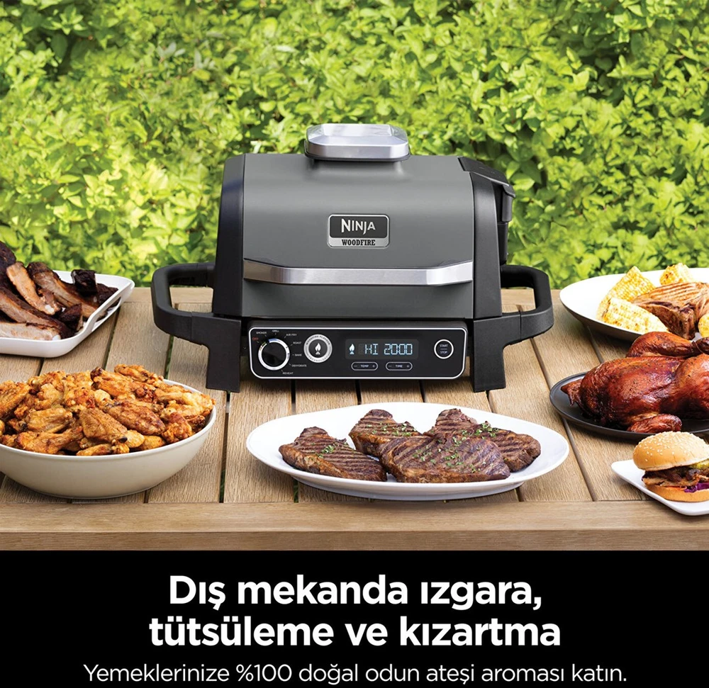 Kontaktinis Grilis - Ninja Woodfire Kontaktinis Grilis