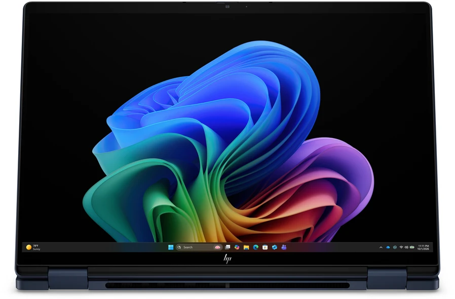 Nešiojamas kompiuteris HP OmniBook X Flip x360 NG AI 14-kc0008nnx - Ryzen AI 5 430, 16GB LPDDR5X 8000 on-board, 1TB, Touch/14.0 3K (2880x1800) OLED Brightview LBL, Athmospheric Mėlyna - 5MP IR TNR, Not Included 65W AC Adapteris, Win 11 Home, 1 metai