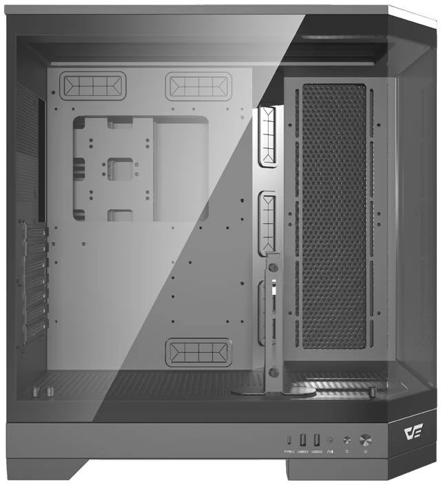 Darkflash DQX90 kompiuterio dėklas (juodas)