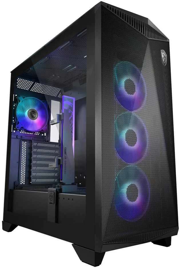 MSI MPG GUNGNIR 300R AIRFLOW | MSI | Kompiuterio korpusas | MPG GUNGNIR 300R AIRFLOW | Šoninis langas | Juodas | Vidutinio dydžio bokštas | ATX