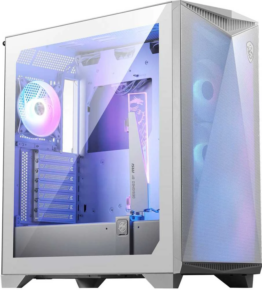 MSI | Kompiuterio korpusas | MPG GUNGNIR 300R AIRFLOW Baltas | Šoninis langas | Baltas | Vidutinio dydžio bokštas | ATX