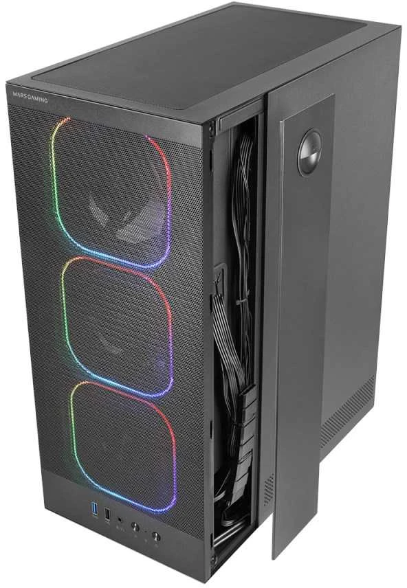 TACENS MARS MC-NEBULA 4x120mm ARGB ATX - dėklas