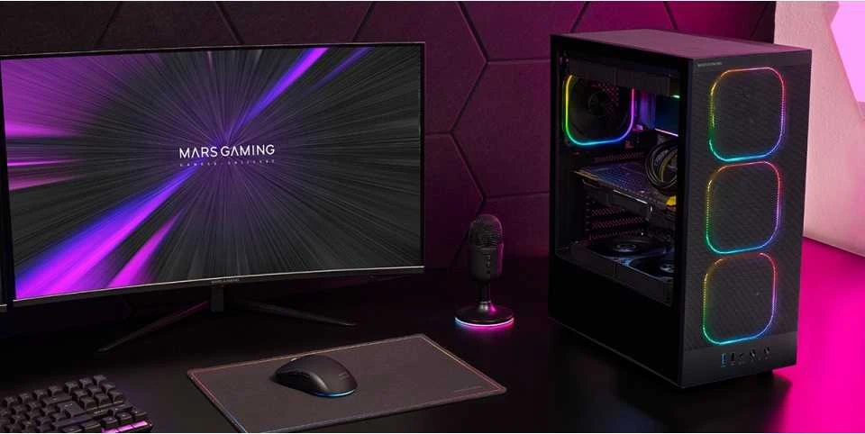 TACENS MARS MC-NEBULA 4x120mm ARGB ATX - dėklas