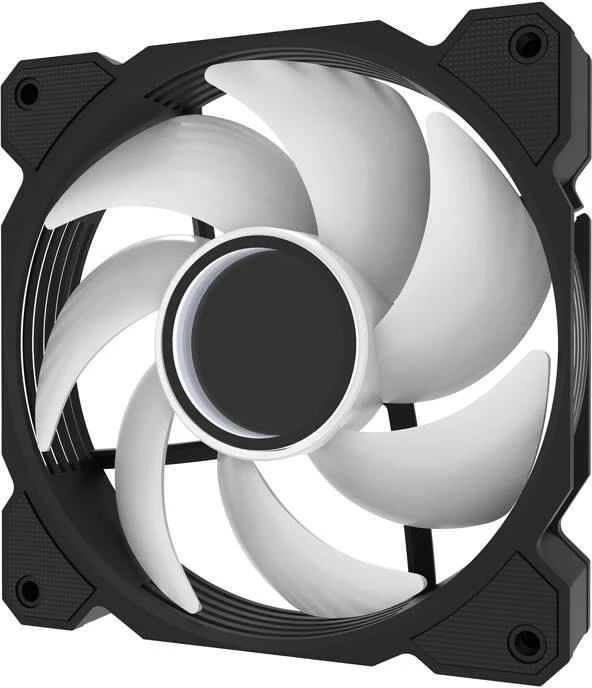 Darkflash DR08 trys viename aušinimo ventiliatorius (juodas)