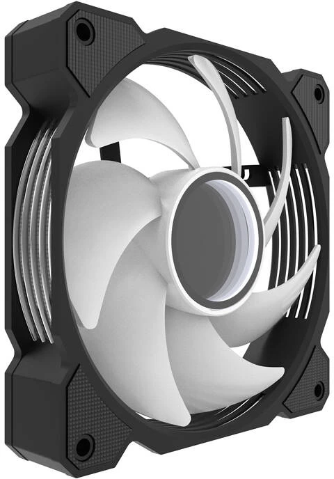 Darkflash DR08 trys viename aušinimo ventiliatorius (juodas)