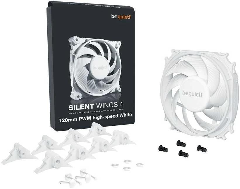 Be Quiet! Silent Wings 4 120mm ventiliatorius su priedais