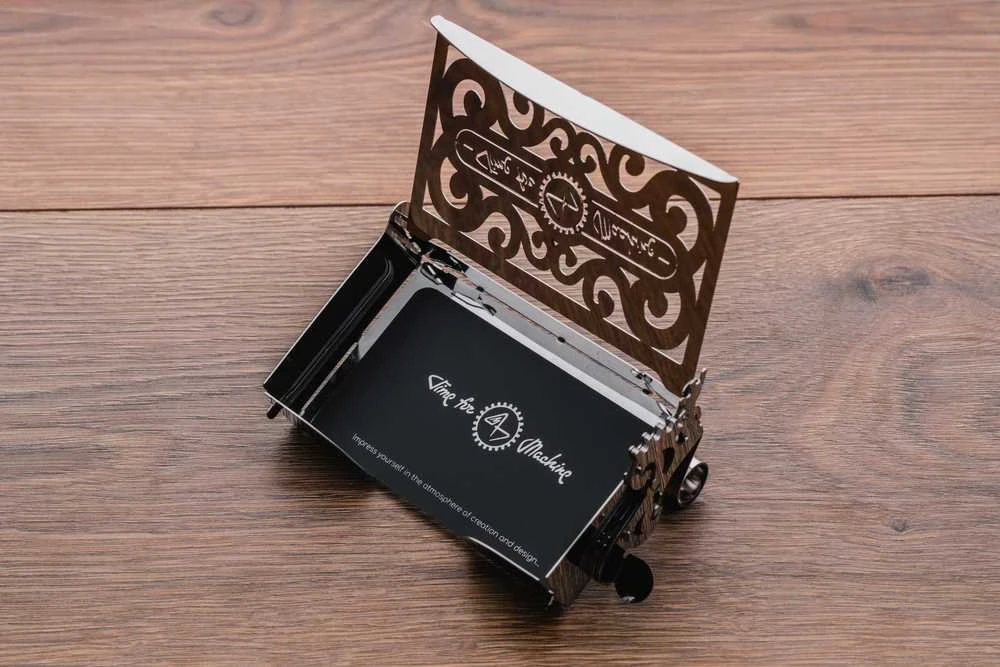 Time For Machine Perfecto Card Case - metalinio konstruktoriaus komplektas