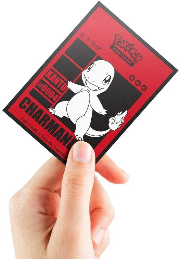 Kortelių dėklas - Ultra PRO Charmander Deck Protector Sleeves (65 kortelių) Raudona