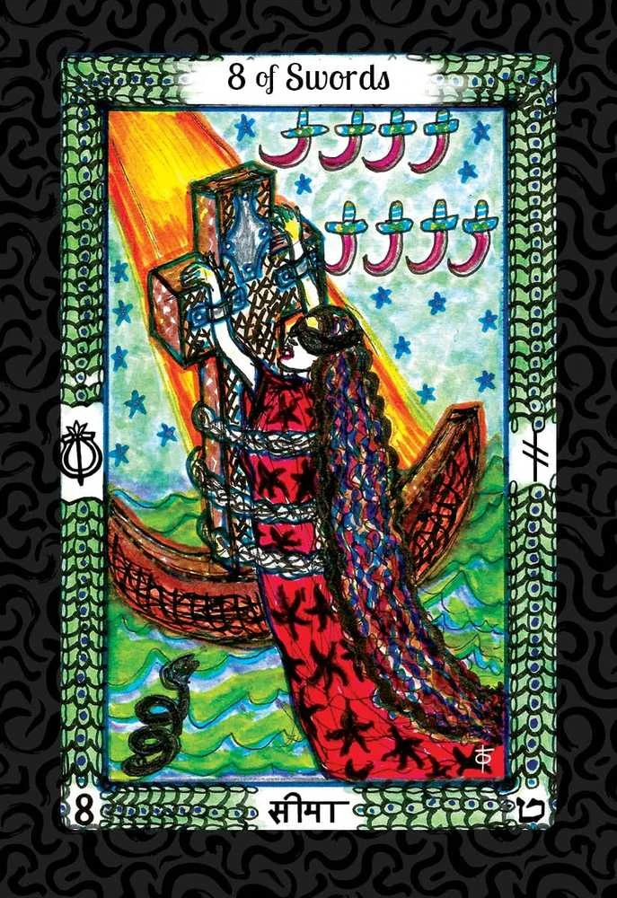Korto Rinkinys - Schiffer Publishing Vedic Taro 81 Kortos su Gidu 13x21x5.2 cm