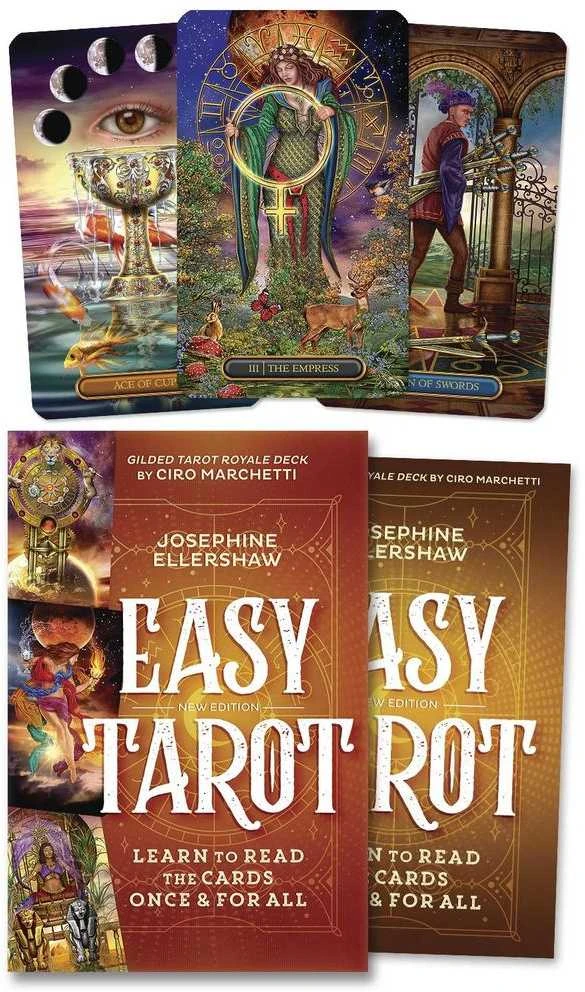 Llewellyn Easy Tarot rinkinys pradedantiesiems – kaladė ir vadovas