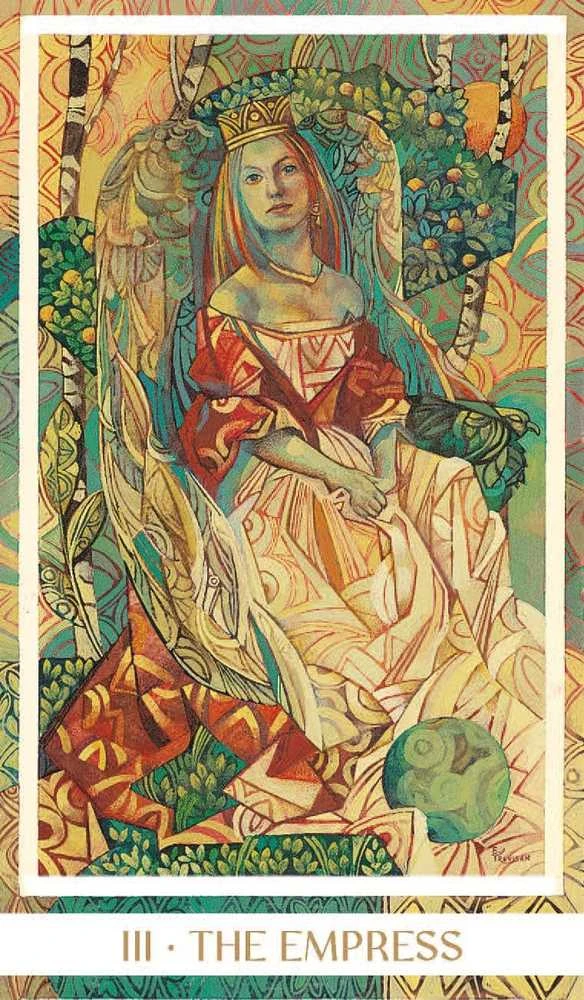 Crystal Tarot taro kortos – premium leidimas Lo Scarabeo, vitražo stiliaus