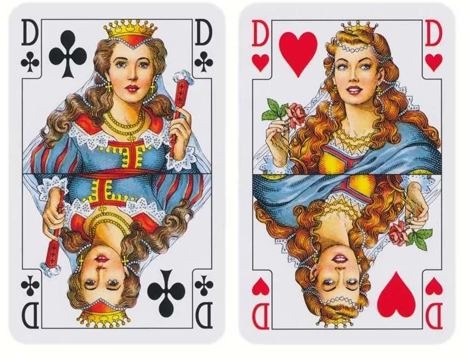 Piatnik Klasikinės kokybiškos žaidimo kortos Bridge Poker Whist