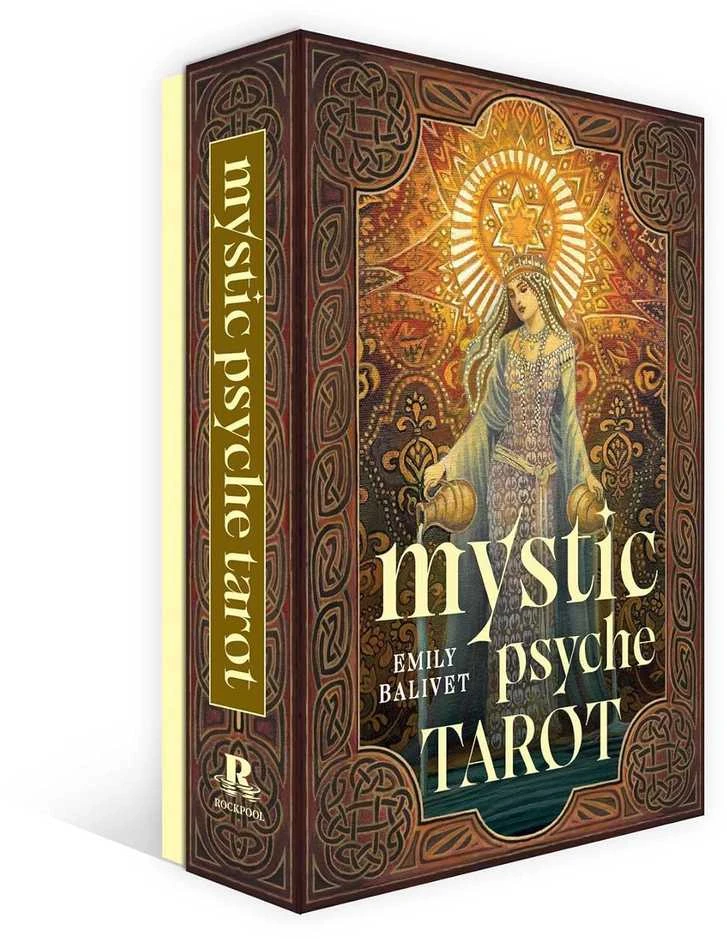 Kortų Rinkinys - Rockpool Mystic Psyche Tarot 78 Kortų Instrukcijų Knygelė