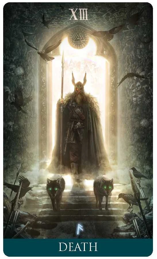 Kortų rinkinys - Runic Tarot Mini (Lo Scarabeo, 78 kortos, daugiakalbis)