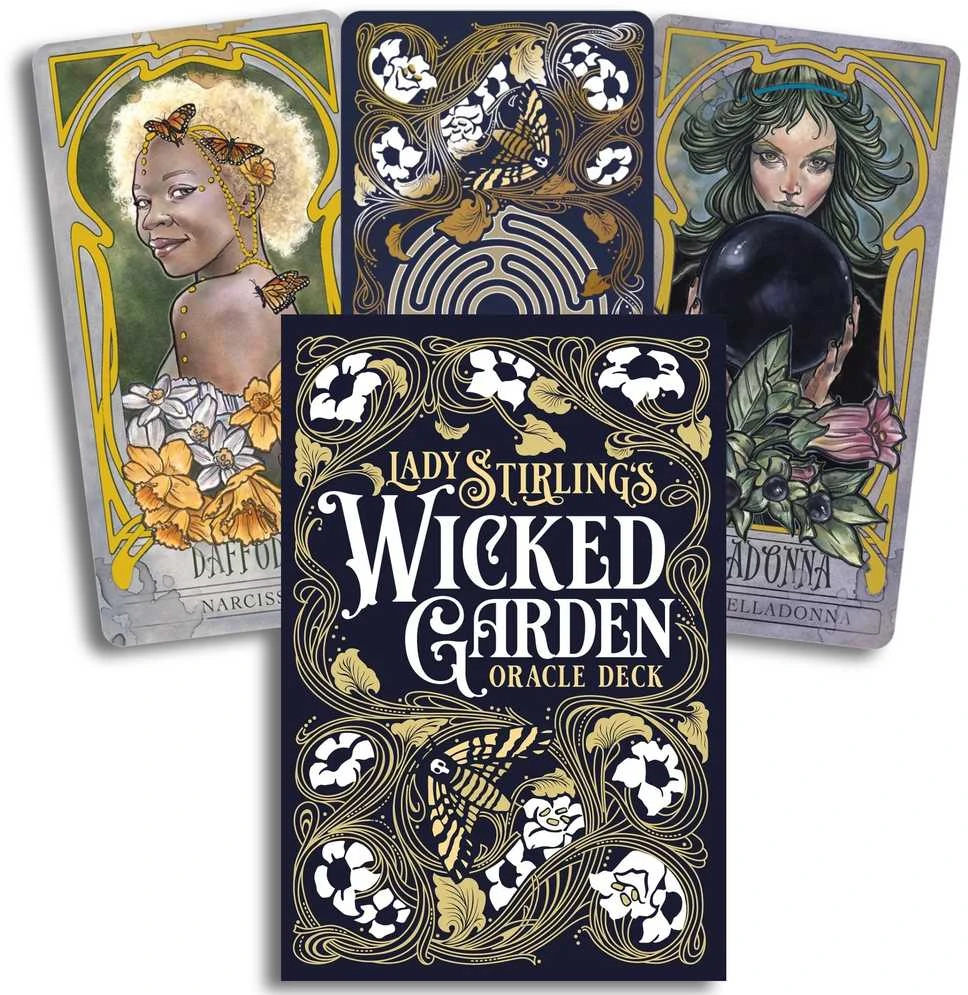 Us Games Systems Lady Stirling’s Wicked Garden orakulo kortos ir knyga – 32 kortų rinkinys