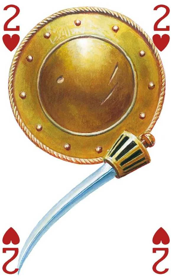 Kortų Žaidimas - Gladiatoriai Lo Scarabeo 54 Kortos 88x58mm Plastiku Padengtos