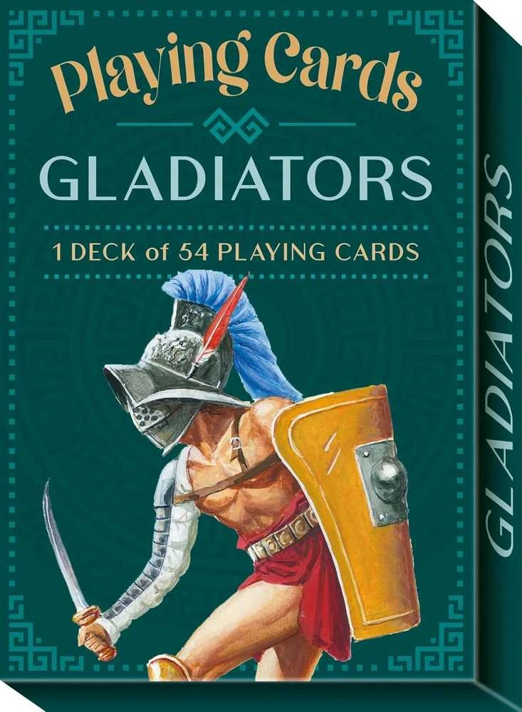 Kortų Žaidimas - Gladiatoriai Lo Scarabeo 54 Kortos 88x58mm Plastiku Padengtos