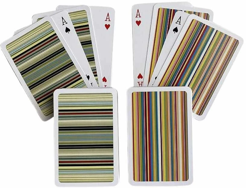 Piatnik Stripes bridžo kortos, 1 kaladė, aukštos kokybės