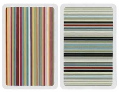 Piatnik Stripes bridžo kortos, 1 kaladė, aukštos kokybės