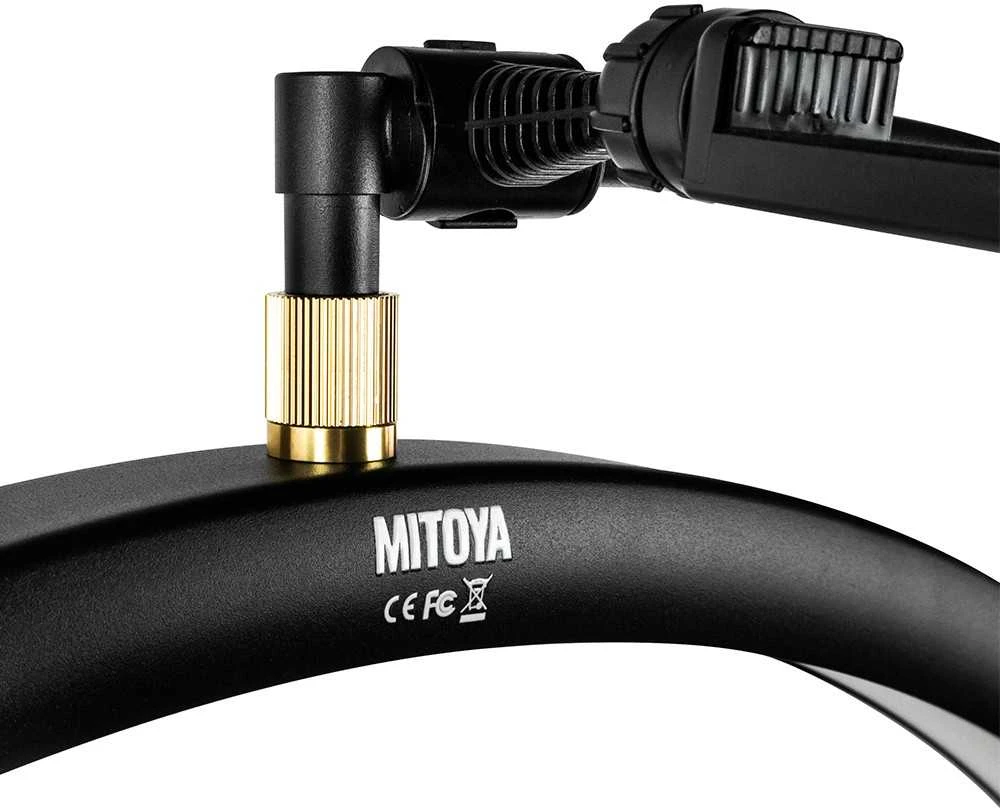 Kosmetinė Lempa - MITOYA LED MĖNULIO ŠVIESA 2700-5600K Reguliuojamas Stovas Juodas