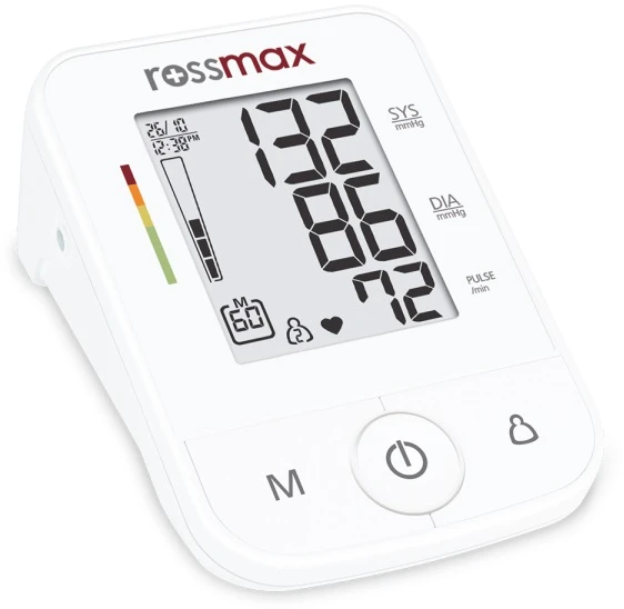 Kraujospūdžio matuoklis Kraujo Spaudimo Matuoklis - Rossmax X3 Automatinis, Nereguliaraus Širdies Plakimo Aptikimas