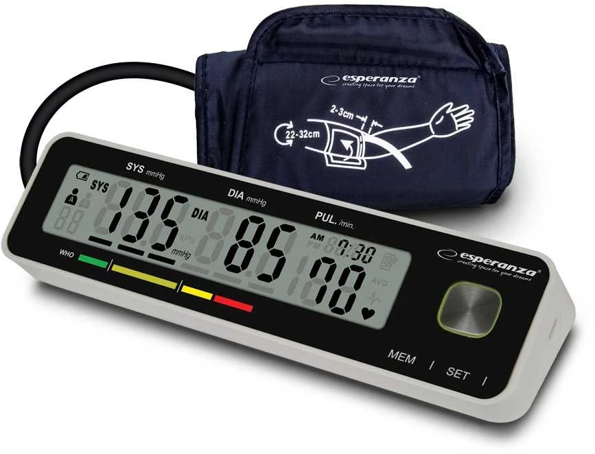 Kraujospūdžio matuoklis Esperanza ECB009 upper arm blood pressure monitorius