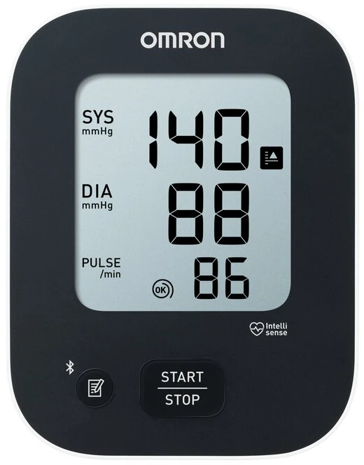 Omron M2+ Connect kraujospūdžio matuoklis Juodas