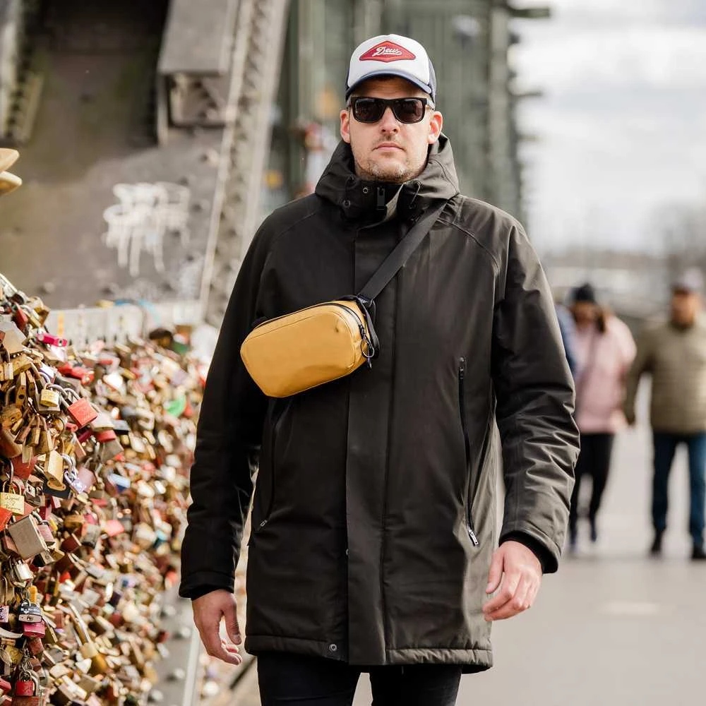 Krepšiai - WANDRD D1 Fanny Pack Multiple Pockets Dallol Geltona V2