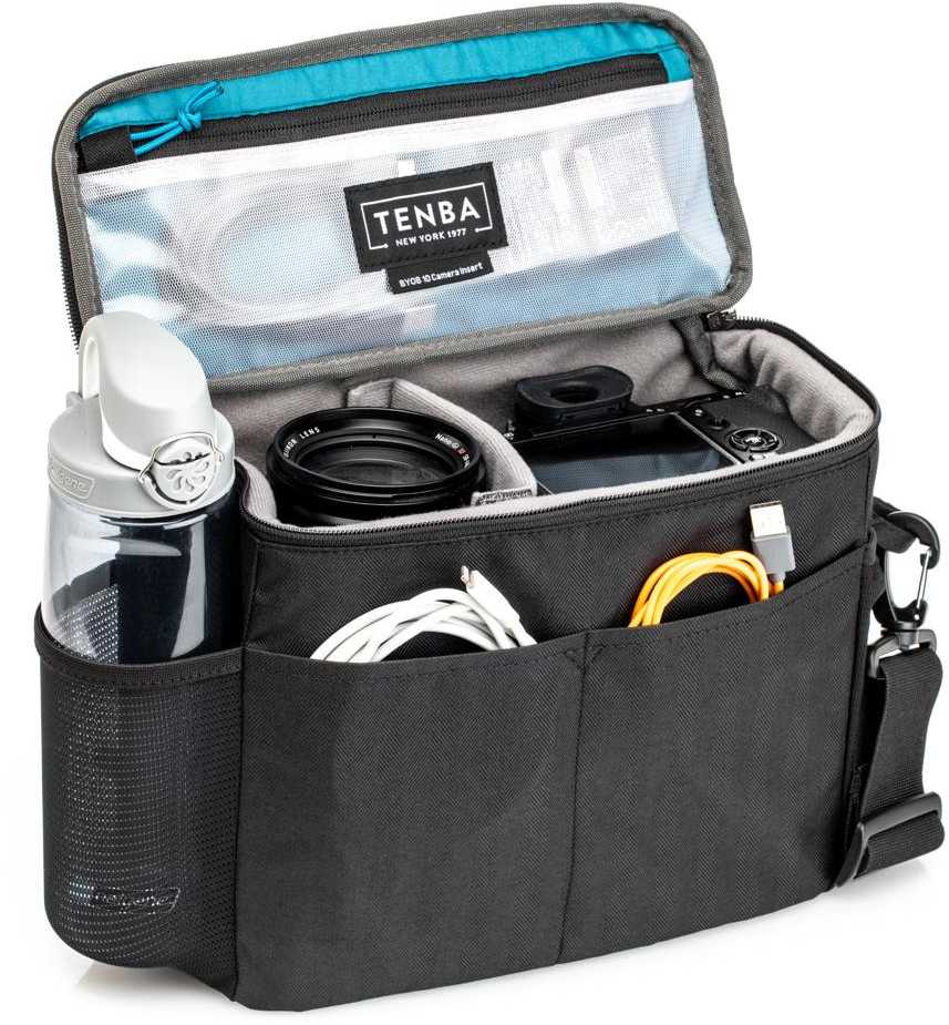 Kameros įdėklas - Tenba BYOB 10 paminkštintas įdėklas DSLR/Veidrodiniams juodas