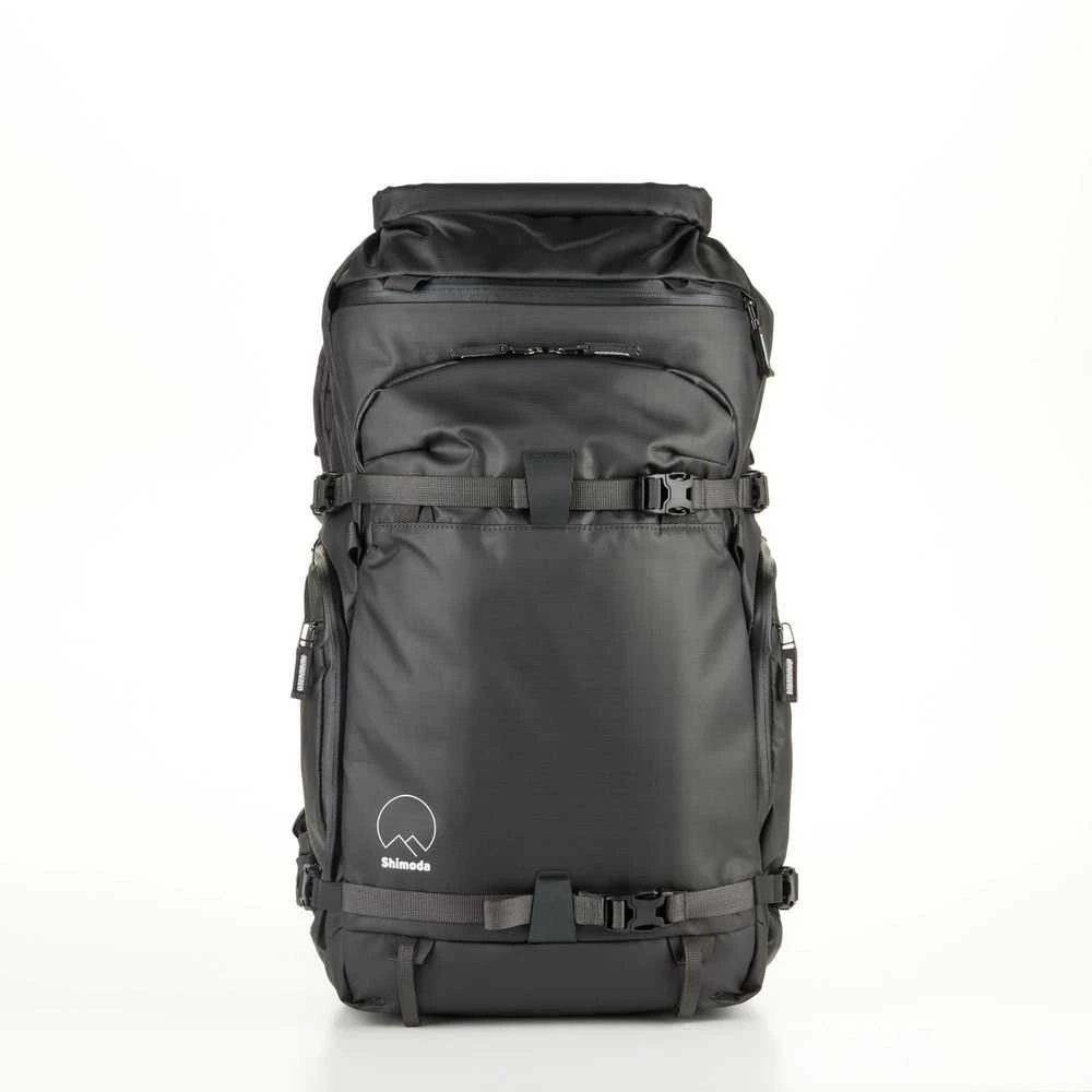 Krepšys kamerai - Shimoda Action X30 V2 pradedančiųjų rinkinys reguliuojama liemeninė juosta juoda