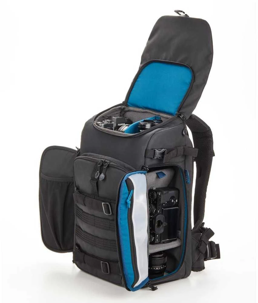 Krepšys kamerai - Tenba Axis v2 LT 18L DSLR/Veidrodinėms su juosmens krepšio konversija juodas