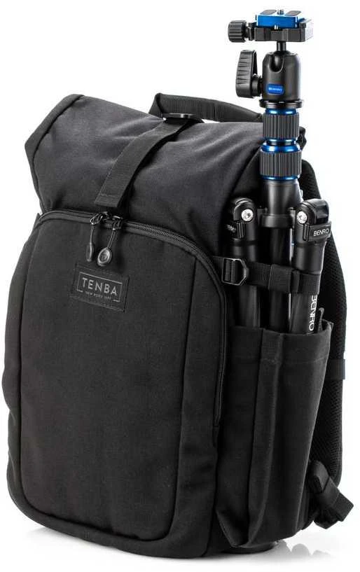Kameros kuprinė - Tenba Fulton v2 10L, tinka DSLR/veidrodinėms, su ritinėliu, juoda