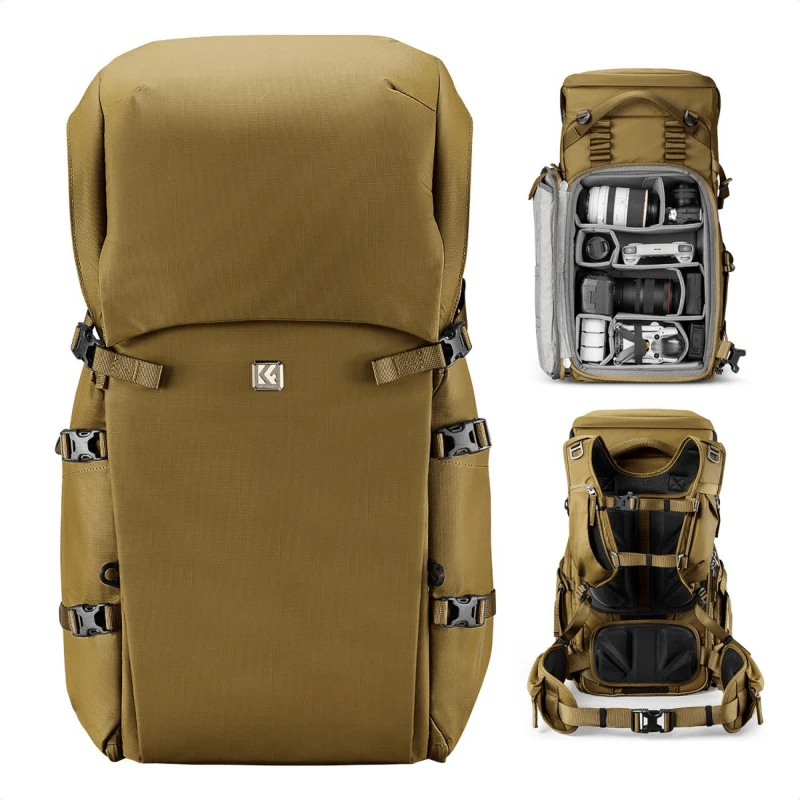 Ulanzi Krepšys - K&F Concept Star Wander 05 40L Vandeniui Khaki