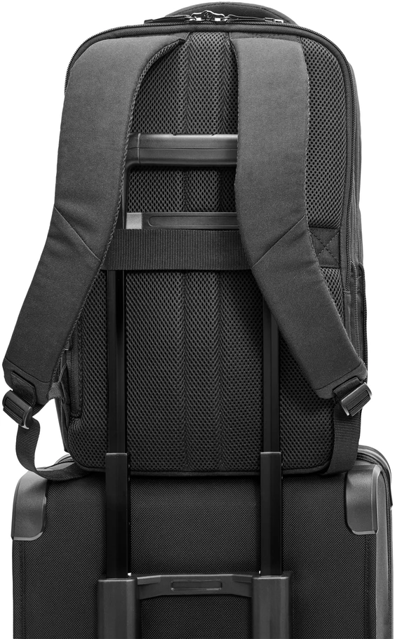 „HP Executive 16“ kuprinė, atspari vandeniui, išplečiama, su laidu per USB-C prievadą – juoda, pilka
