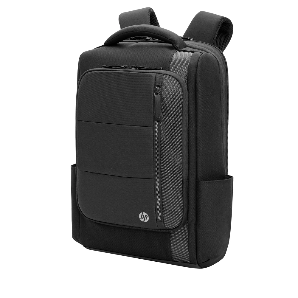 „HP Executive 16“ kuprinė, atspari vandeniui, išplečiama, su laidu per USB-C prievadą – juoda, pilka