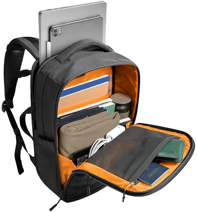 TOMTOC TechPack-T73 X-pac 15.6''/30L Nešiojamas kompiuteris Backpack (Juodas)